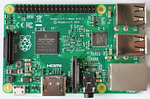 Raspberry Pi 2 computer