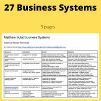 27 Business Systems