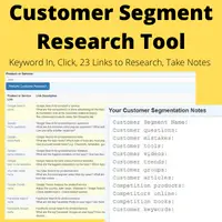 Customer Segment Research Tool