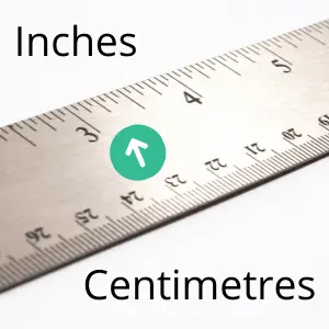 cm to inches calculator