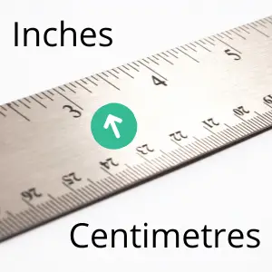 Cm To Inches Calculator Input Centimetres Results In Inches