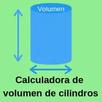 Calculadora de volumen de cilindros en metros y centímetros