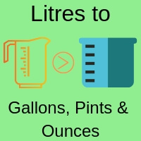 Ounces To Liters Conversion Chart