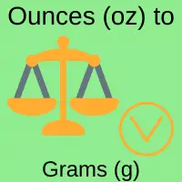 ounces to grams converter
