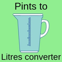 Conversion Chart Litres To Pints