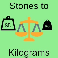 Weight Conversion Chart Kilograms To Stones And Pounds