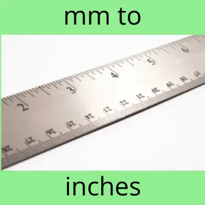 mm to inches Calculator mm to &