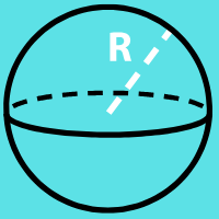 Measure sphere surface area using diameter or radius