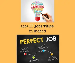 Top 300+ IT Roles in Indeed - Global