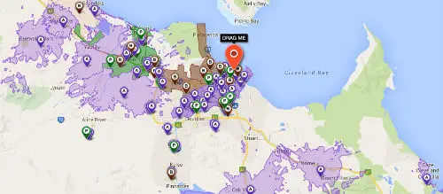 NBN Townsville Map
