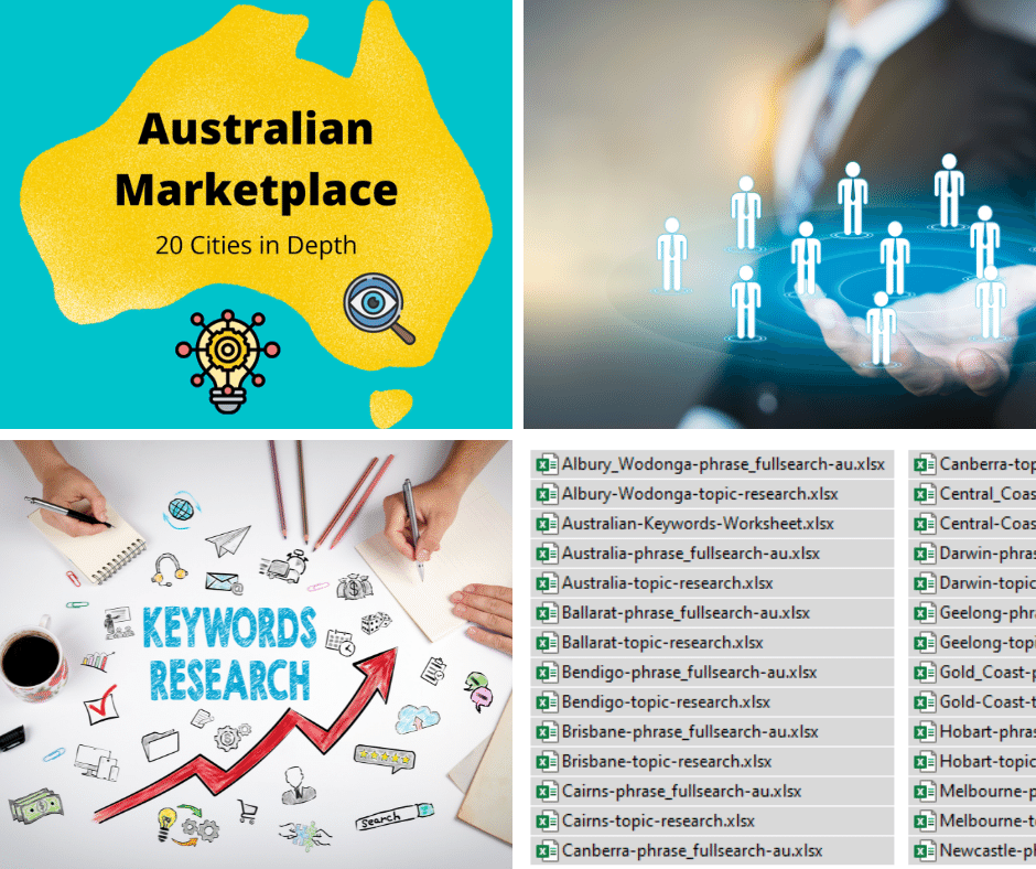 Top 10000 keywords for 20 Australian Cities