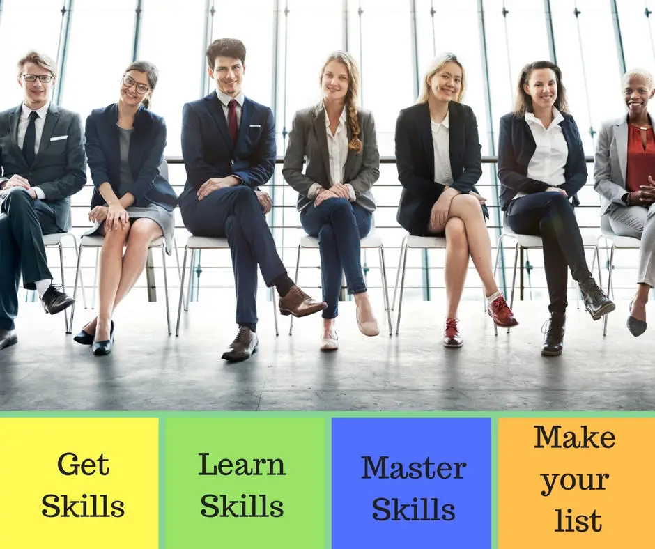 Get Skills Learn Skills Master Skills Make Your List