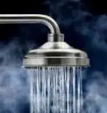 hot water shower