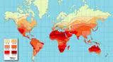 World Map Solar Radiation small