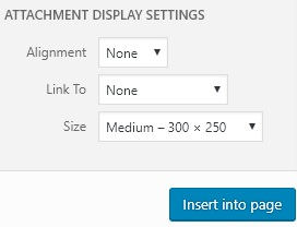 WordPress image size and alignment